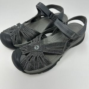 Keen Women's Rose Sandals Gray Size 8.5 US 6 UK Water Shoes Hiking
